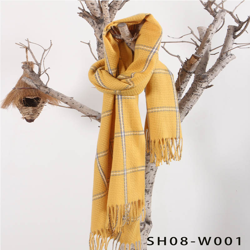 SH08-w001黄色围巾