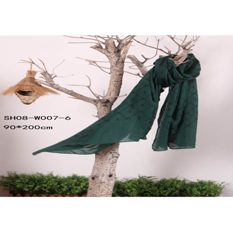 SH08-w007-6绿色围巾
